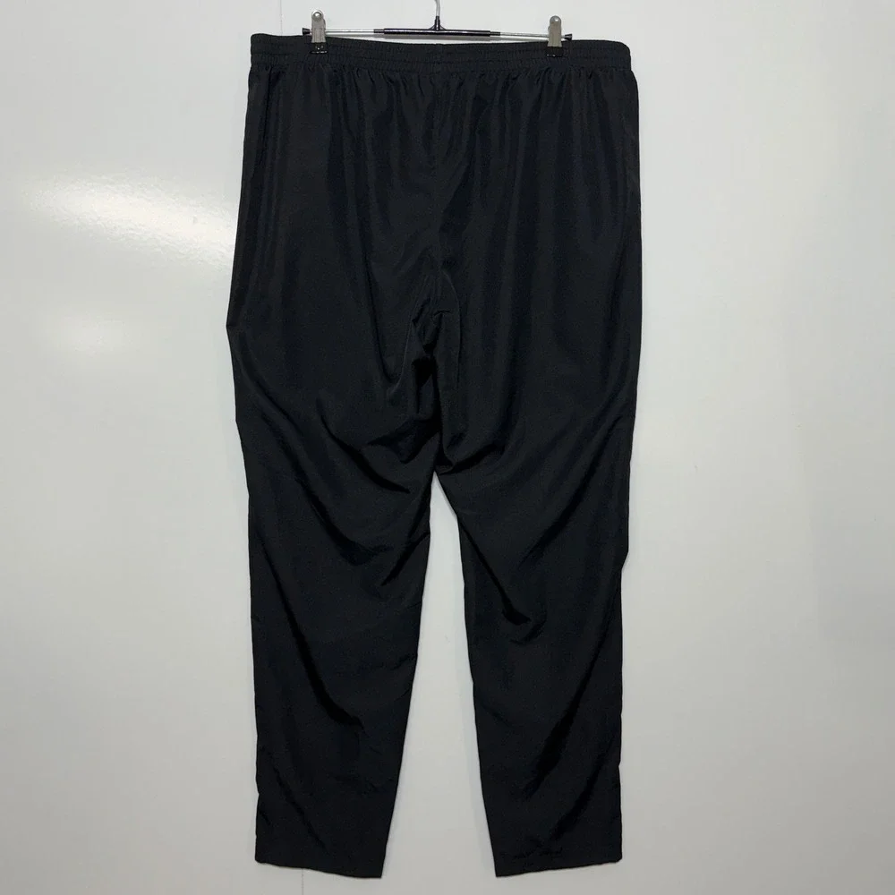 Under Armour Pants Mens XXL 40x34 Black Track Mesh‎ Lined Zip Ankle Sweatpants